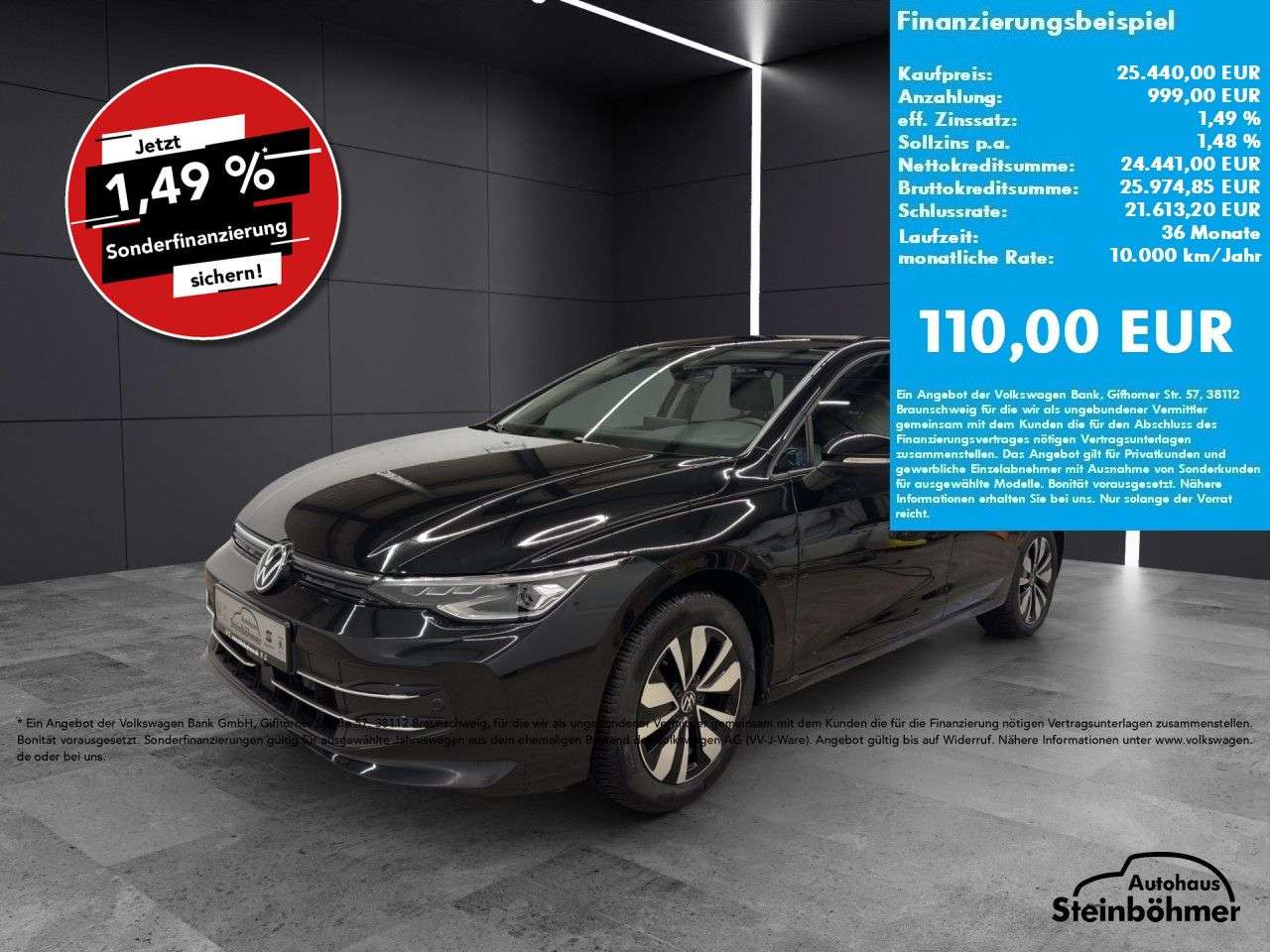 Volkswagen Golf 2025 — GOAL 1.5eTSI DSG LEDPlus NAV AHK ACC Navi LED
