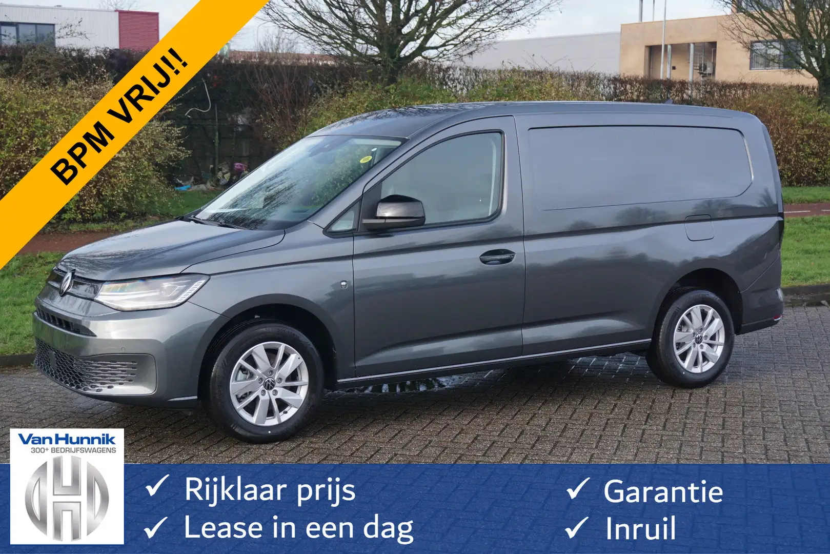 Volkswagen Caddy Maxi 2.0TDI 122PK DSG AUT BPM VRIJ!! Navi, Camera, Grau - 1