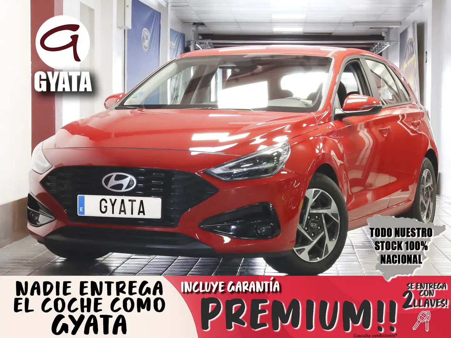 Hyundai i30 FB 1.0 TGDI Klass 48V 120 Rosso - 1