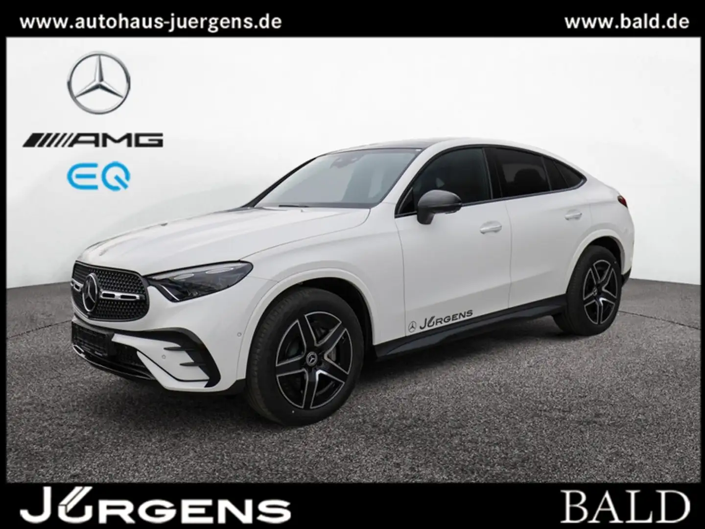 Mercedes-Benz GLC 300 4M Coupé AMG-Sport/Pano/Distr/Night/360 Blanc - 1