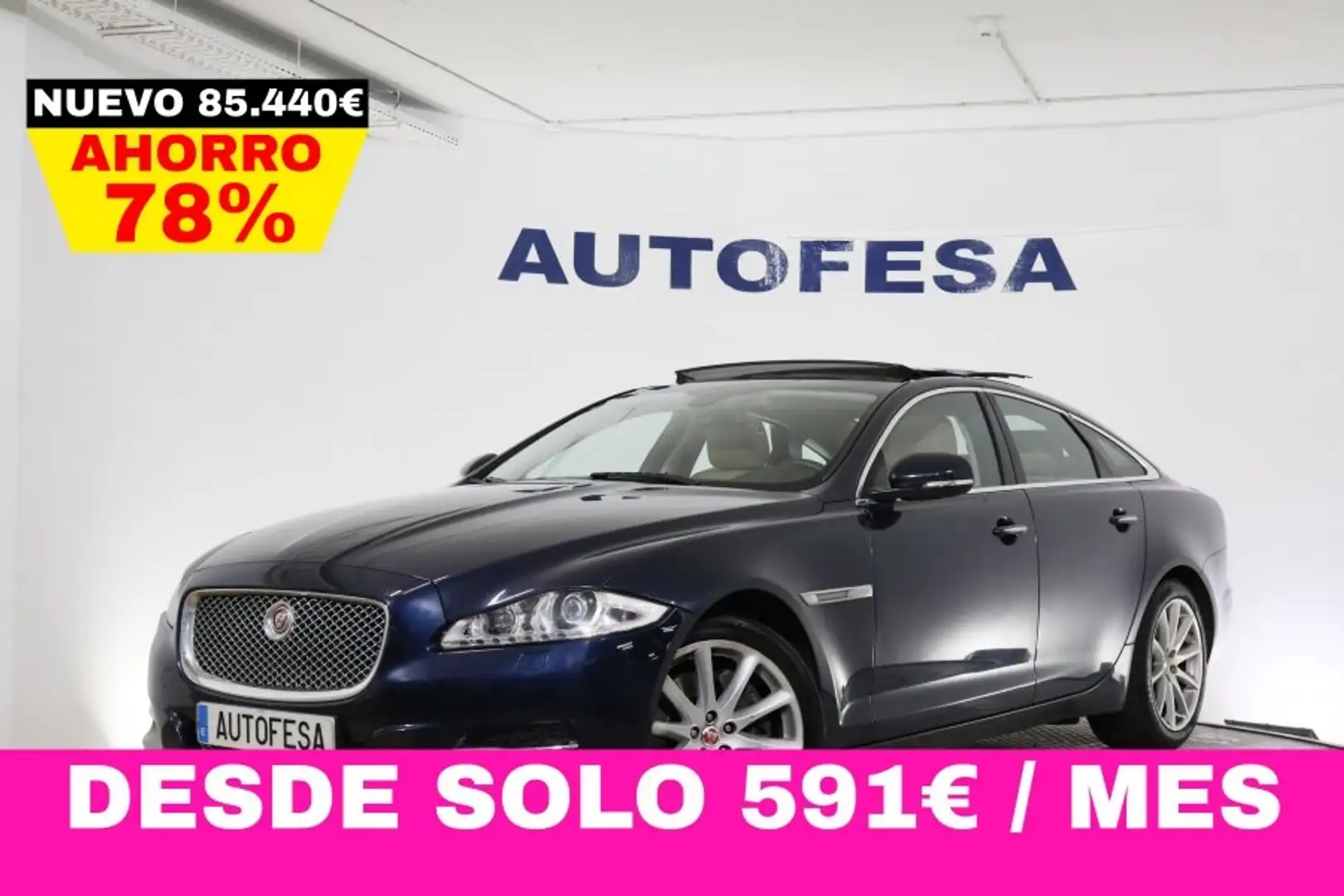 Jaguar XJ SERIES 3.0D 275cv Luxury SWB Auto 4p #TECHO, NAVY, - 1