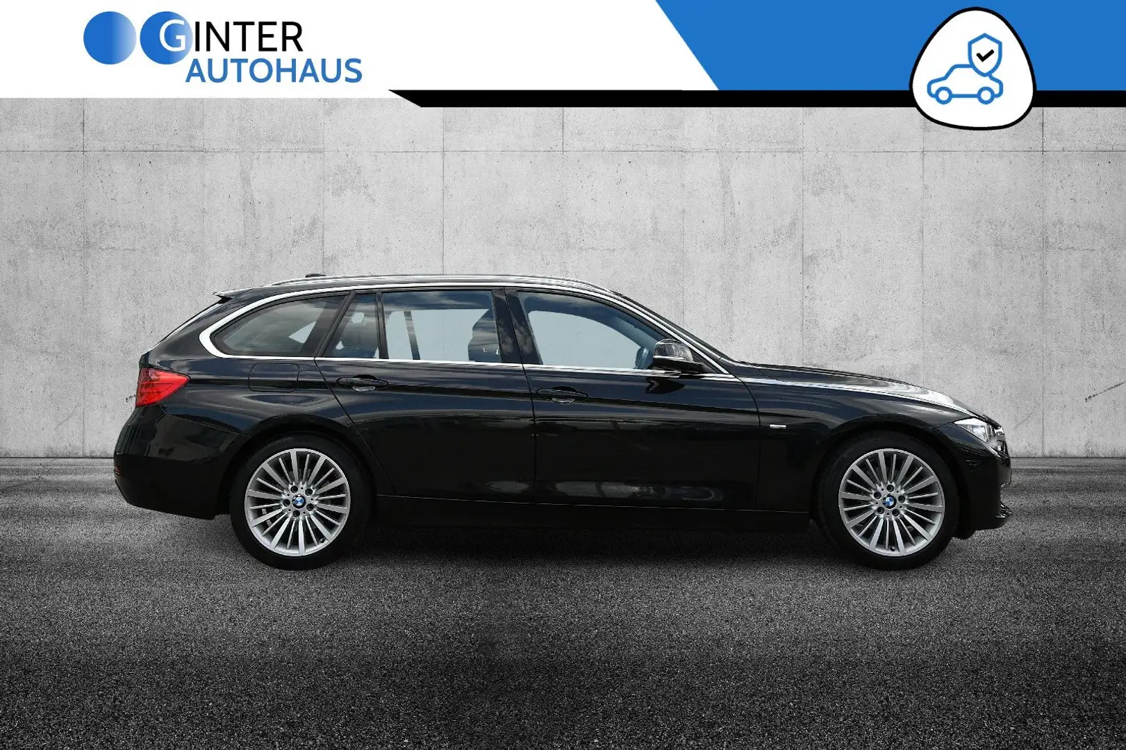 BMW 320 d Touring Luxury Line*Leder*Professional* Schwarz - 2