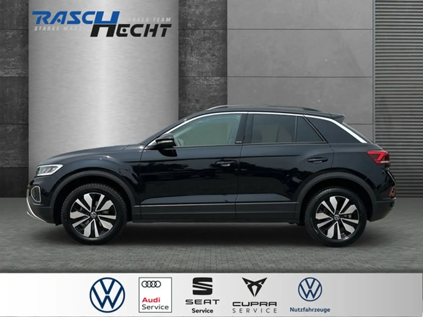 Volkswagen T-Roc Move 1.0 TSI*LED*NAVI*SHZ* Schwarz - 2