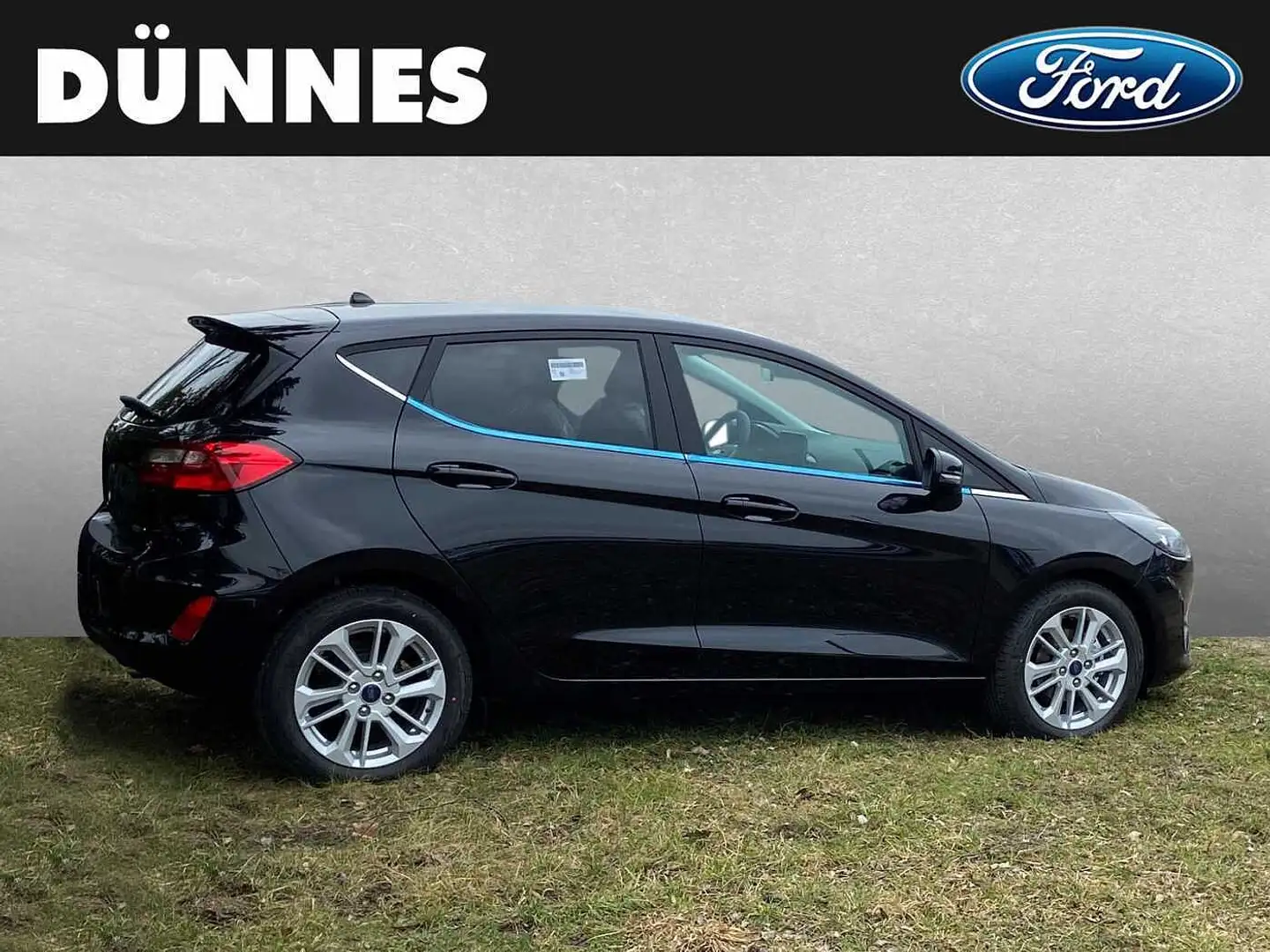 Ford Fiesta 1.0 EcoBoost Hybrid S&S TITANIUM Schwarz - 2