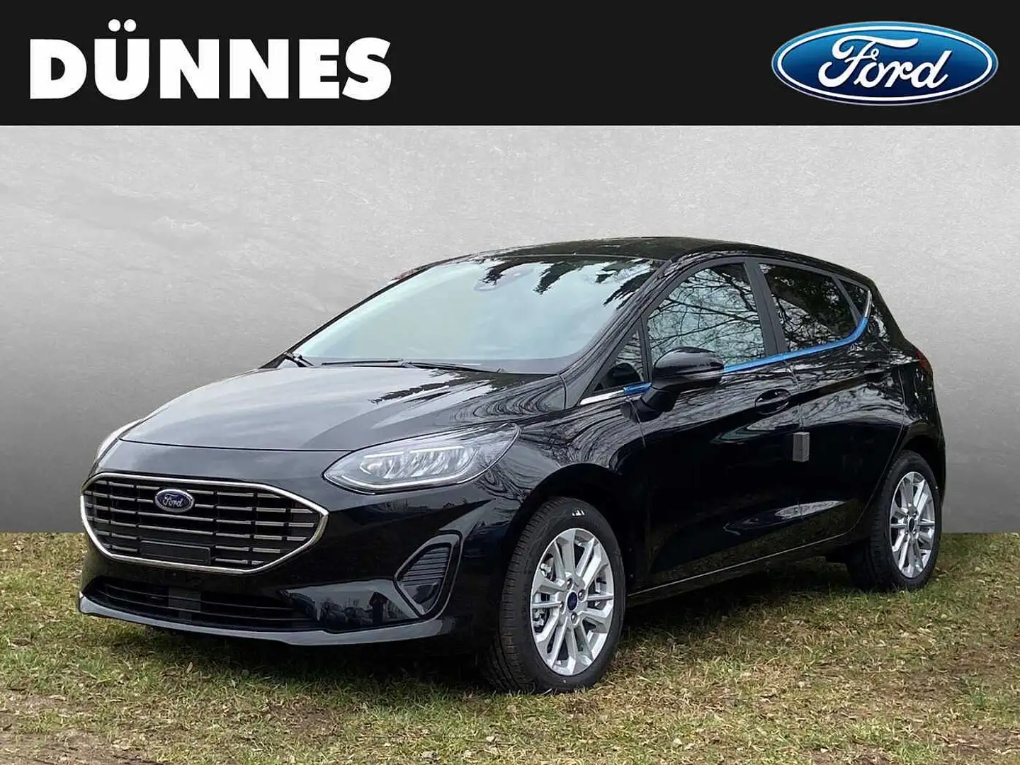 Ford Fiesta 1.0 EcoBoost Hybrid S&S TITANIUM Schwarz - 1