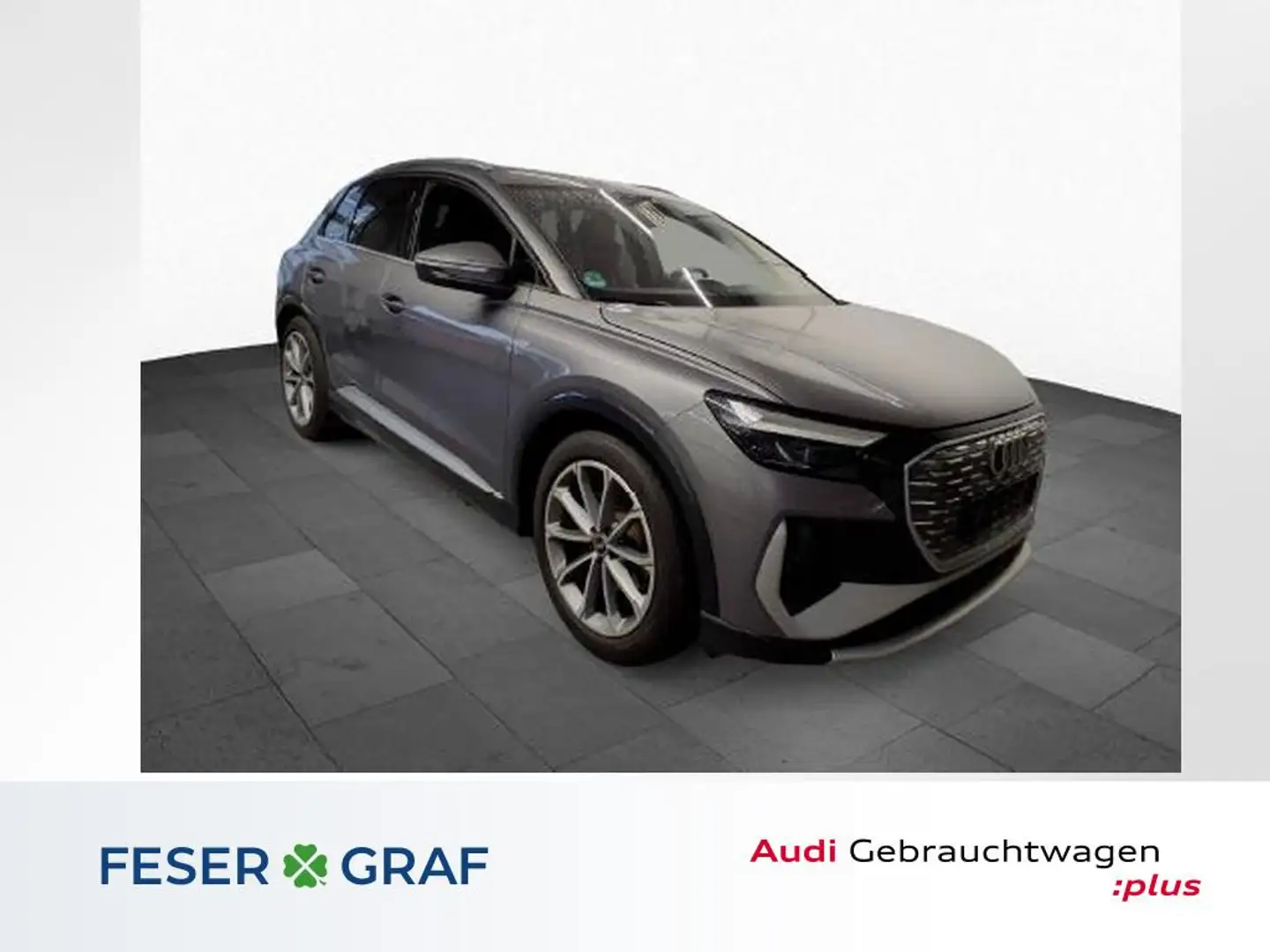 Audi Q4 e-tron 35 e-tron S Line Int Pano,Navi,Leder,SONOS Gris - 1