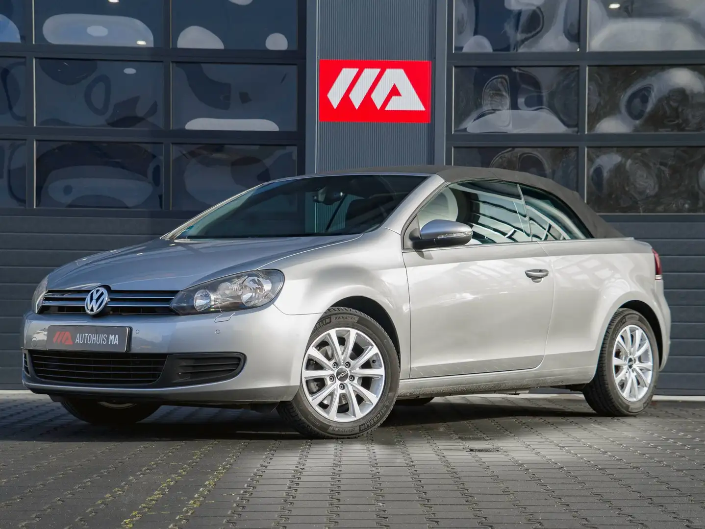 Volkswagen Golf Cabriolet 1.4 TSI PDC|Stoelverwarming|Cruise|Clima|Windscher Gris - 2