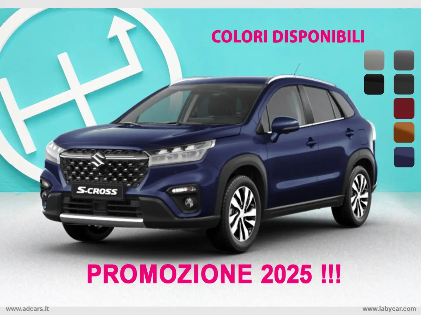 Suzuki S-Cross 1.4 Hybrid Top+ *PROMO ADCARS* Azul - 1