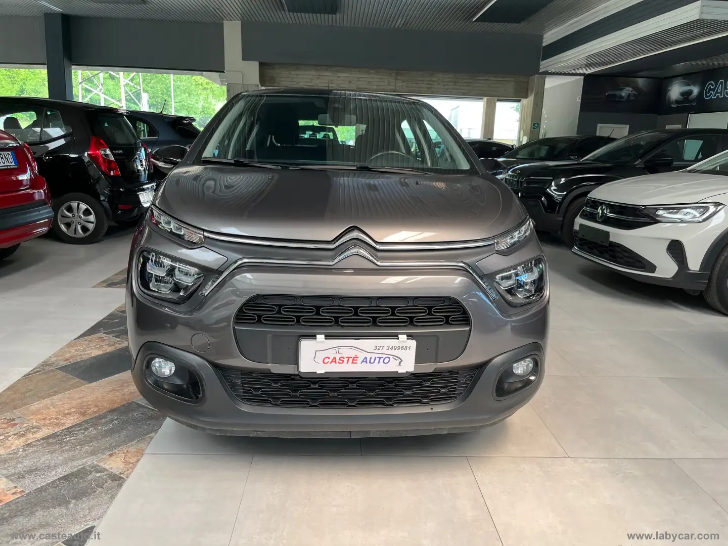 Citroen C3 PureTech 83 S&S Shine GRIGIO SCURO/ TETTO NERO Grijs - 2