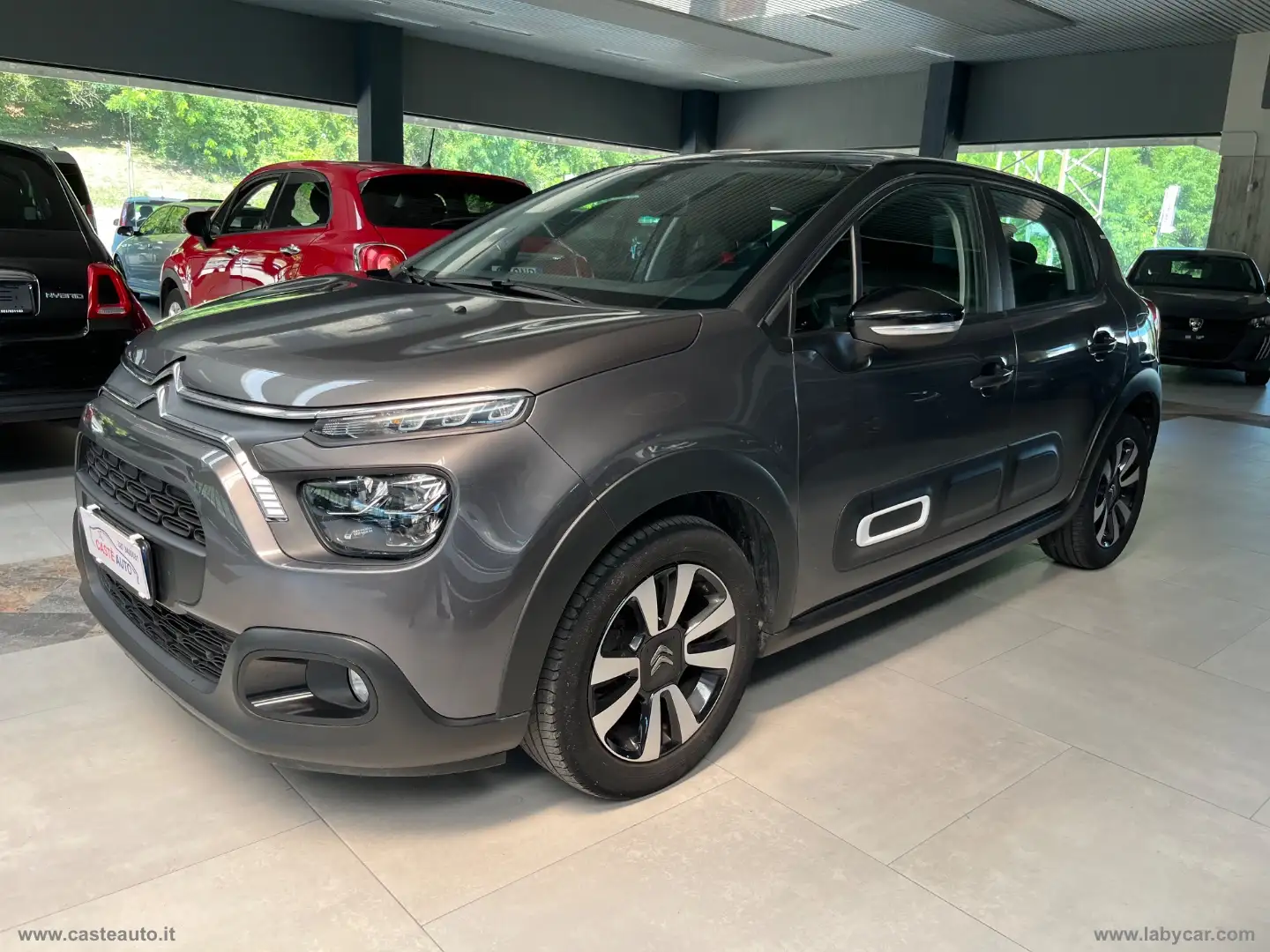 Citroen C3 PureTech 83 S&S Shine GRIGIO SCURO/ TETTO NERO Grijs - 1