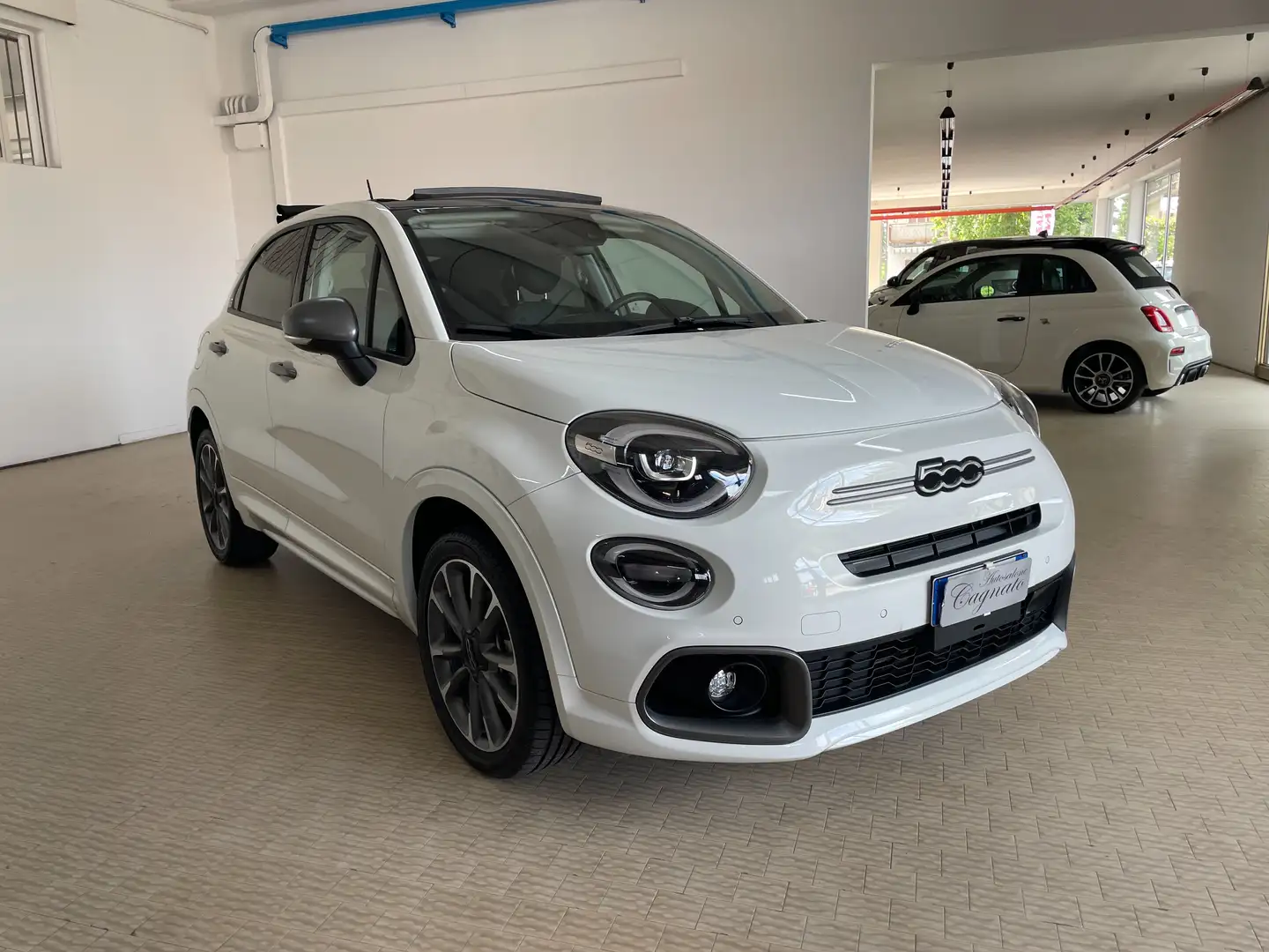 Fiat 500X Dolcevita 1.5 t4 hybrid Sport 130cv dct Tettoaprib Blanc - 2