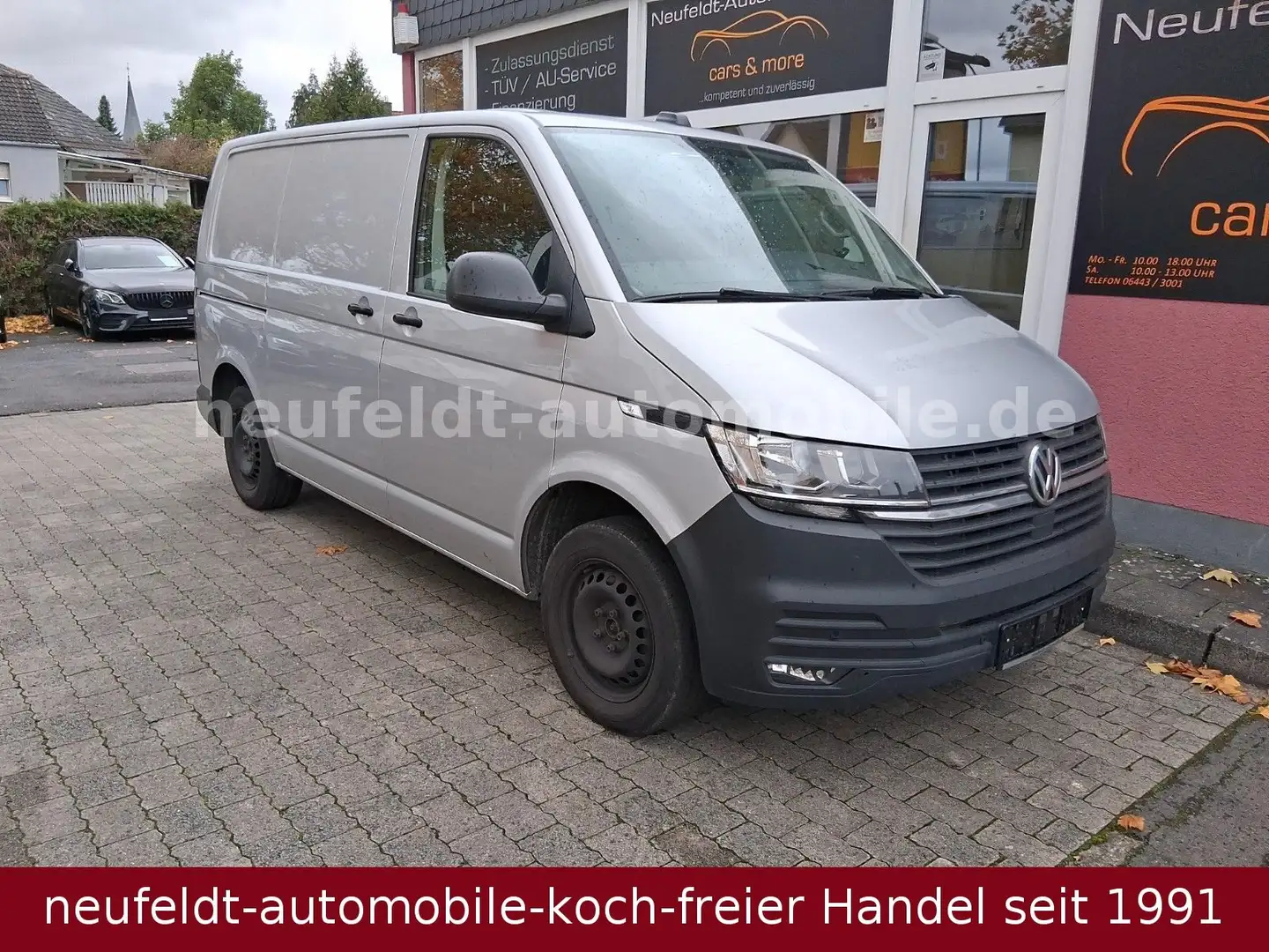 Volkswagen T6 Transporter T6.1 Kasten 2Sitze Standhzg! Klappe NaviPDC 1.Hd Silber - 2