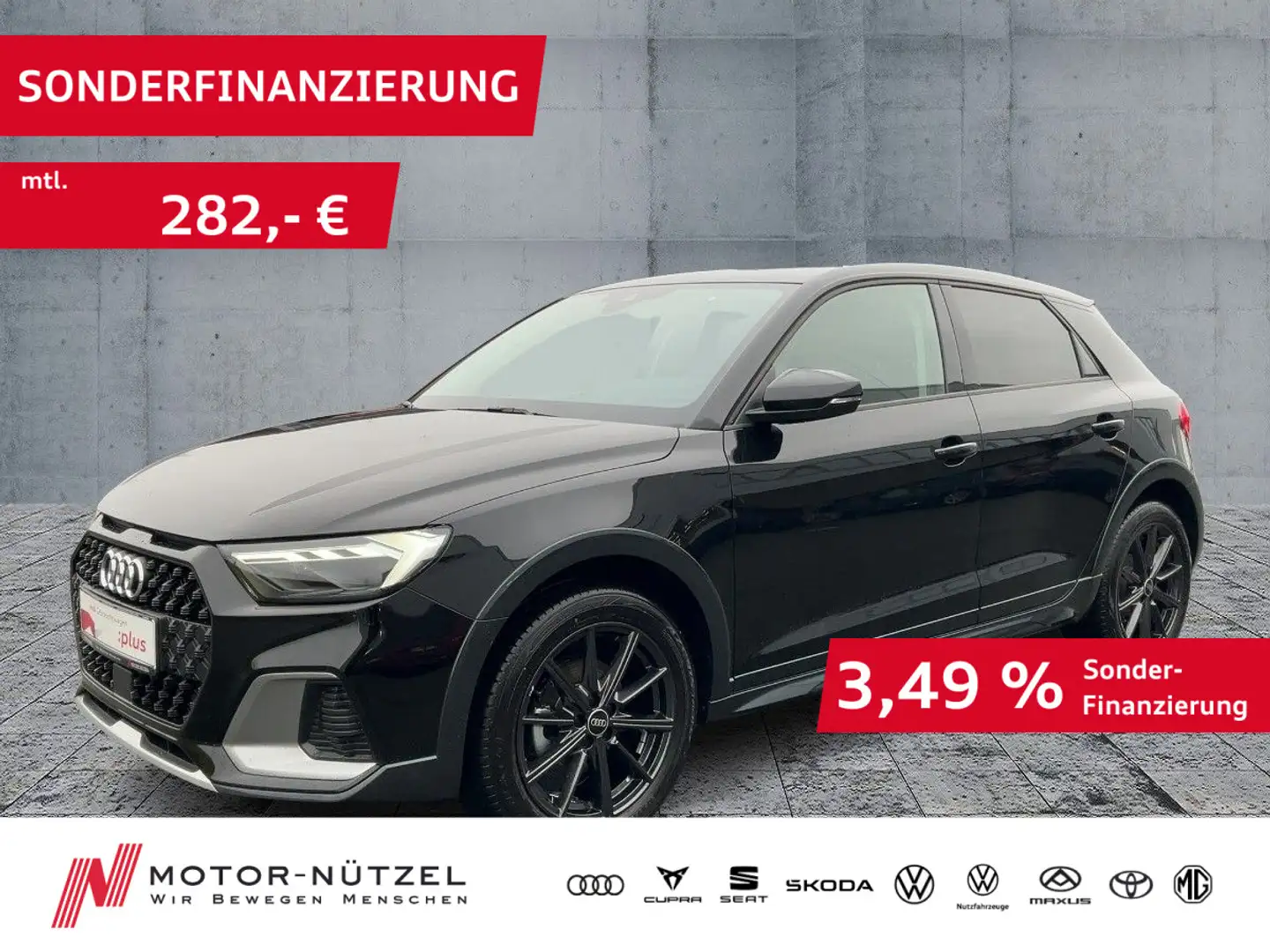 Audi A1 30 TFSI S-TR LED+NAVI+PDC+GRA+SHZ Schwarz - 1