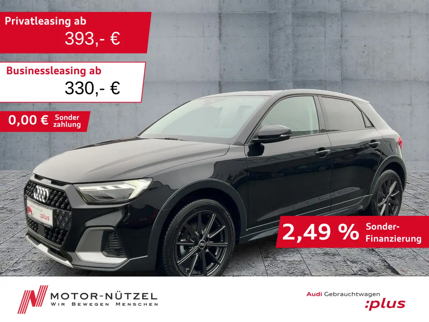 Audi A1 30 TFSI S-TR LED+NAVI+PDC+GRA+SHZ Schwarz - 1