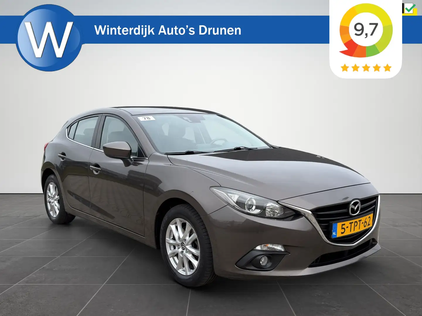 Mazda 3 2.0 Skylease Clima|Cruise Control|Navigatie|NAP Braun - 1
