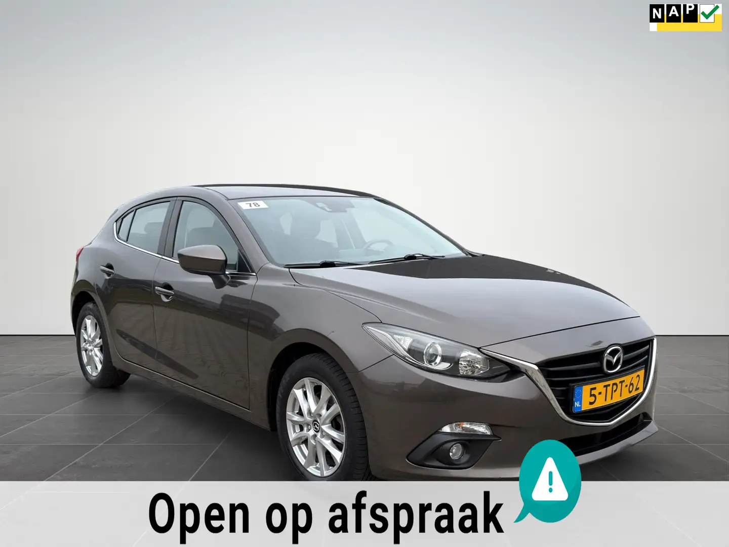 Mazda 3 2.0 Skylease Clima|Cruise Control|Navigatie|NAP Marrón - 1