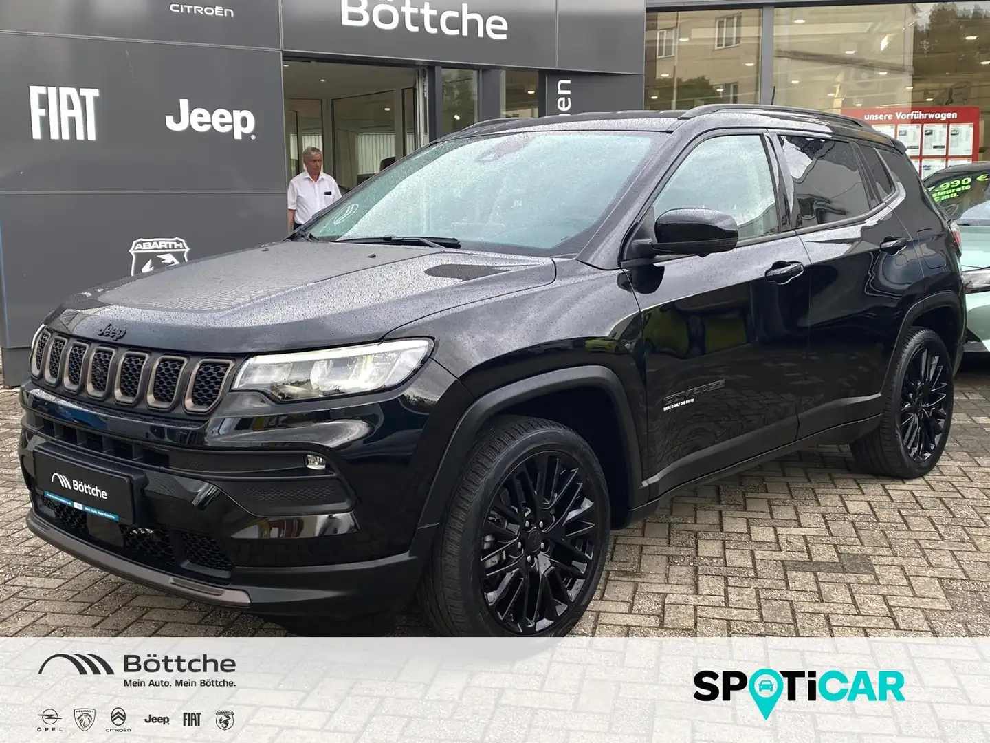 Jeep Compass Upland 4x4-240PS/WinterPak/ALPINE Schwarz - 1