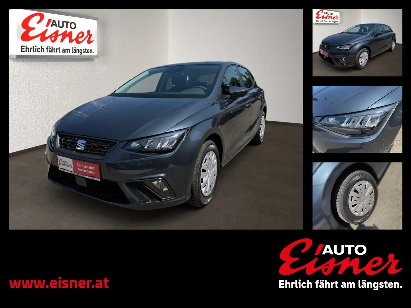SEAT Ibiza 1.0 TSI Reference ABS ESP Grau - 1