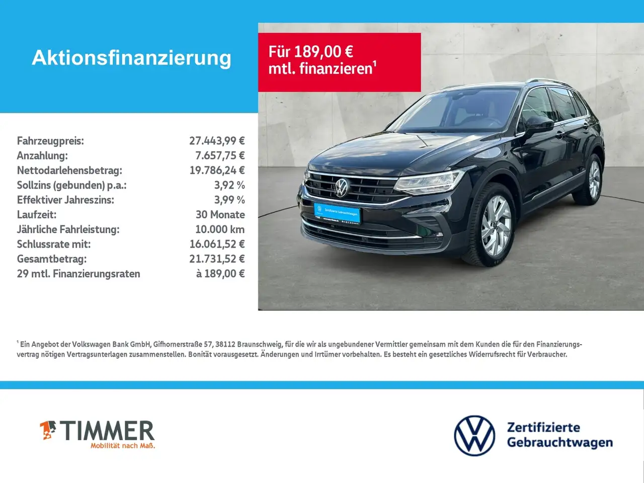Volkswagen Tiguan 1.5 TSI DSG MOVE +AHK +LED +ACC +RKAM +NAVI +SHZ, миниатюра 2