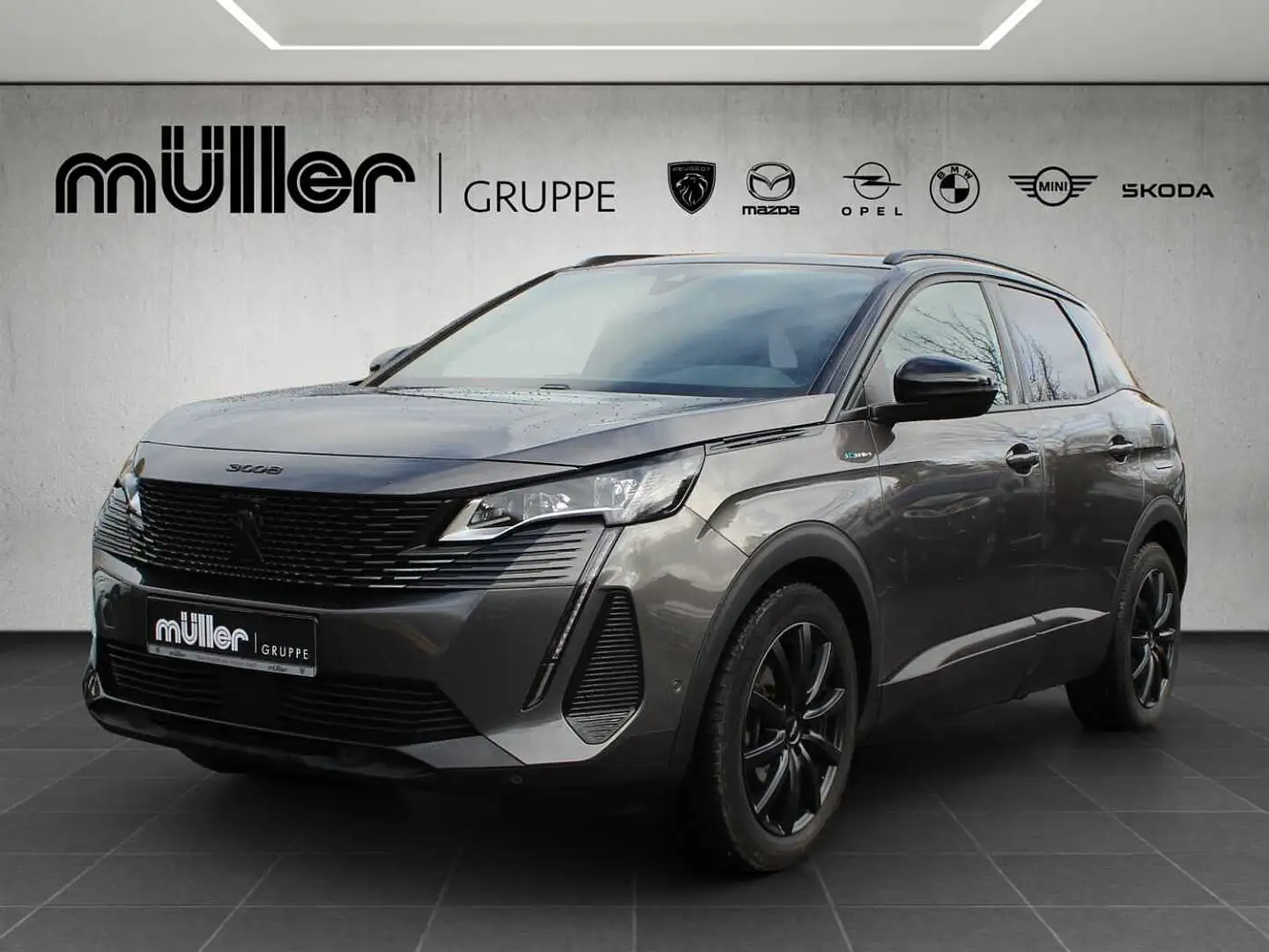 Peugeot 3008 Plug-in Hybrid e-EAT8 GT Pack Gris - 1