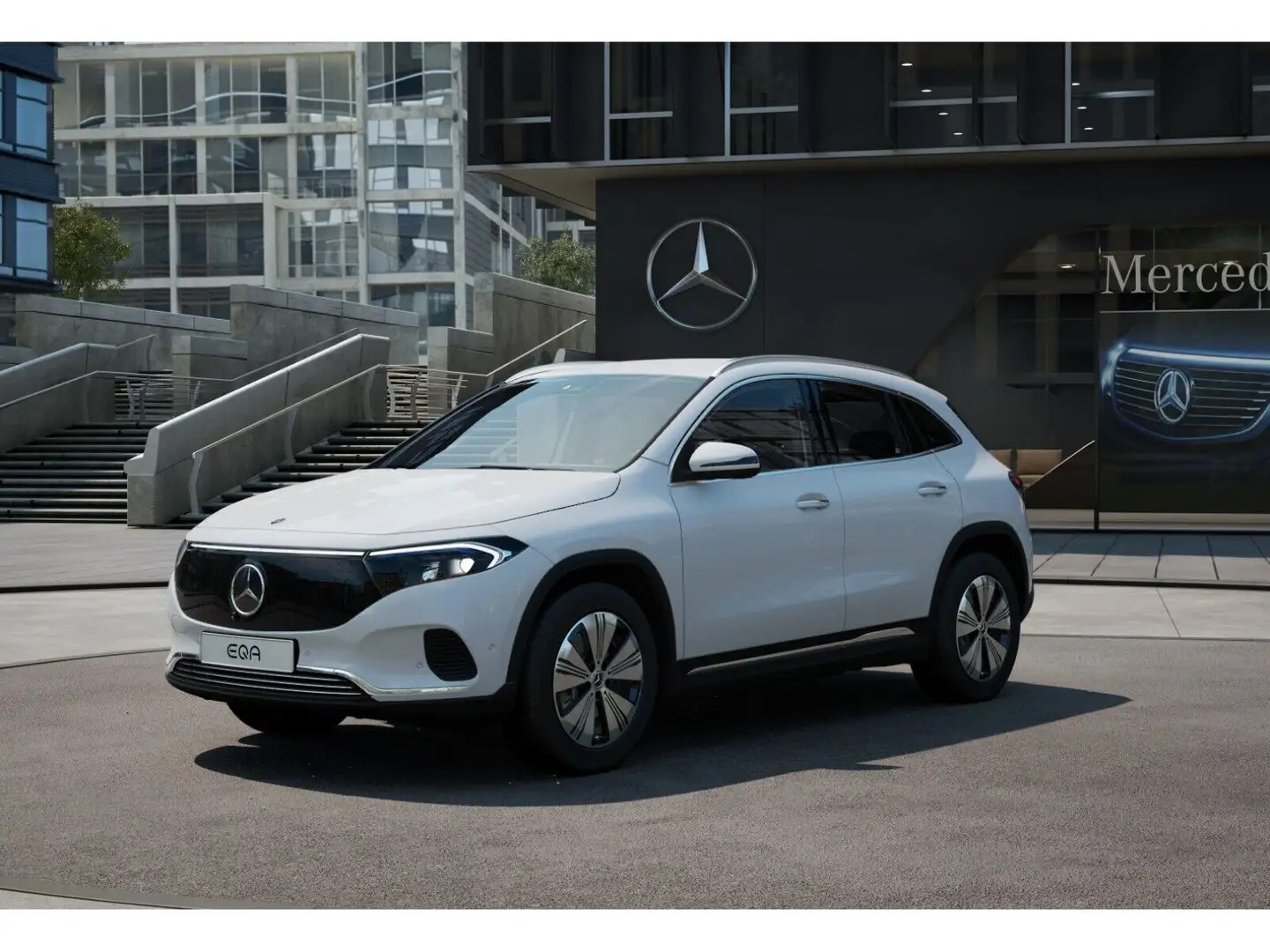 Mercedes-Benz EQA 300 4M Progressive+Navi+AHK+Kamera+Ambiente+ Weiß - 2
