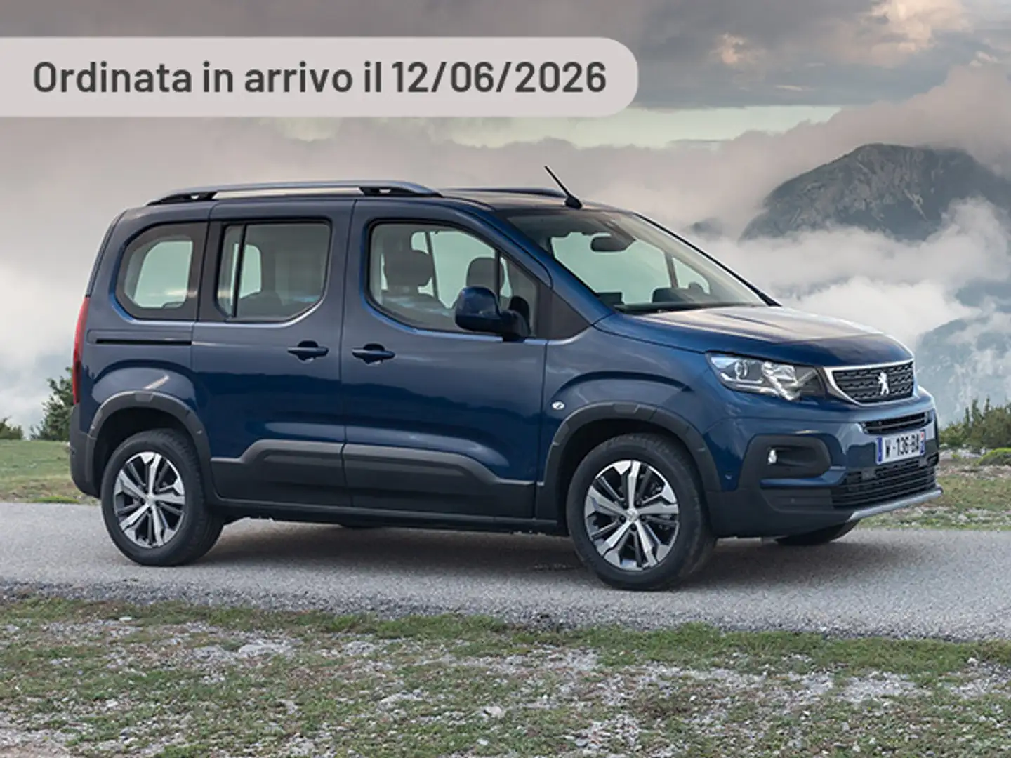 Peugeot e-Rifter e-Rifter motore elettrico 136 CV 50kWh GT Standard Argento - 1