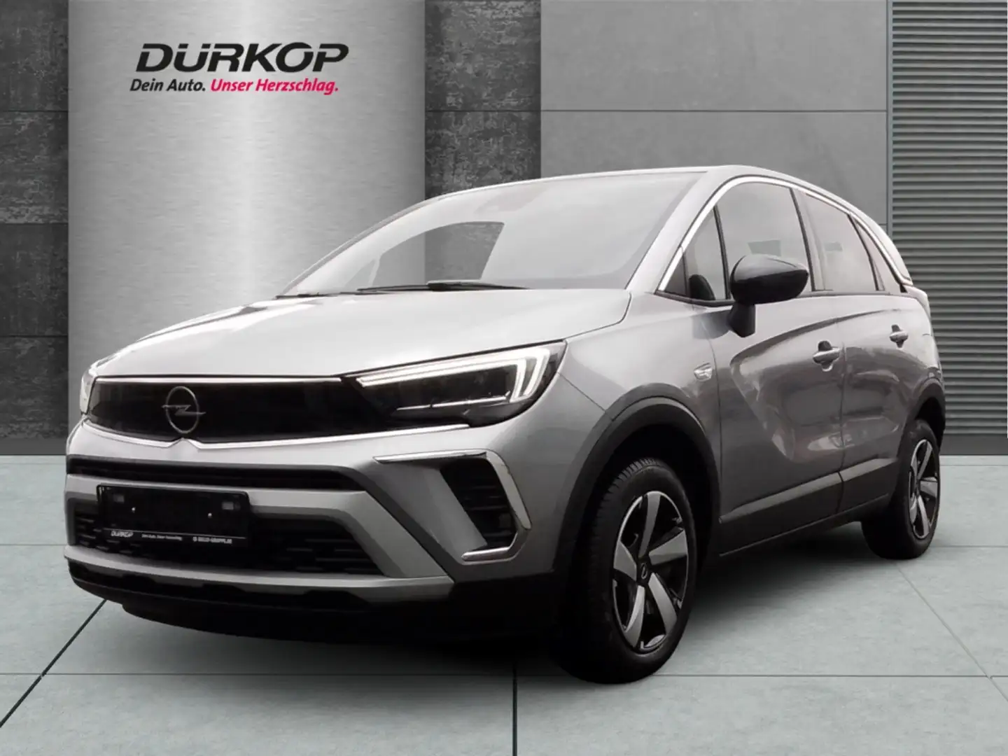 Opel Crossland Elegance 1.2 Turbo Enjoy Navi LED Apple CarPlay An Grau - 1