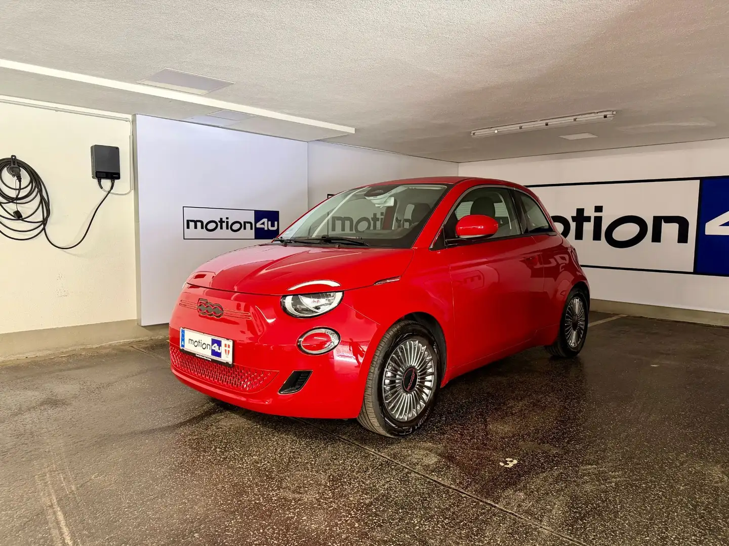 Fiat 500e EDITION (RED) 42kWh SHZ RFK PDC KEYLESS SPURHALTE Rot - 1