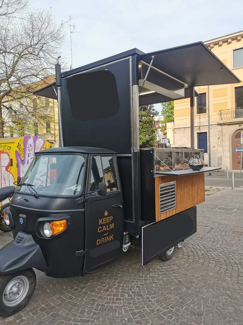 Piaggio Ape Diesel 400 cc Euro 4 Negru - 1