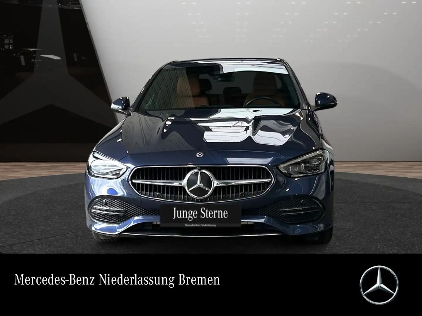 Mercedes-Benz C 300 d 4M AVANTG+360+BURMESTER+TOTW+KEYLESS+9G Blau - 1