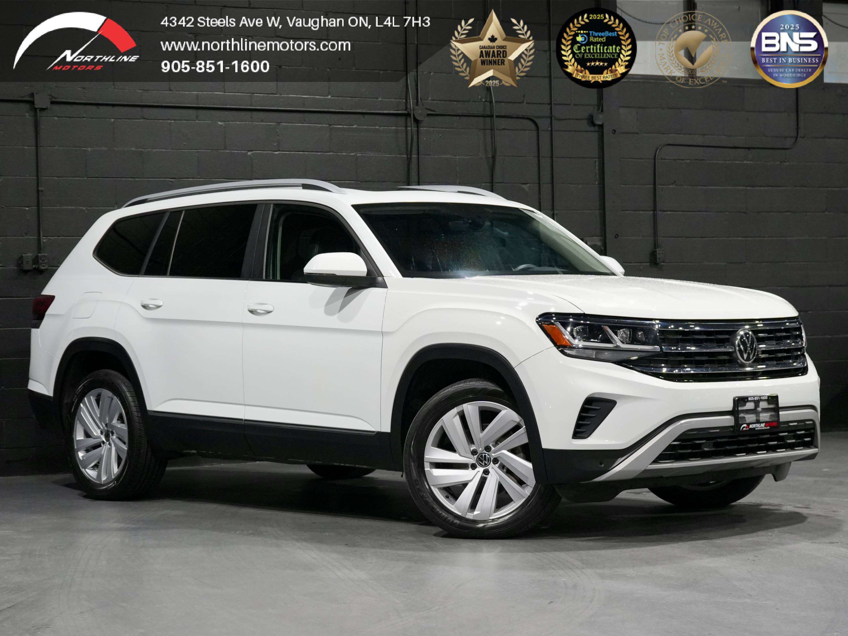White 2021 Volkswagen Atlas SUV / Crossover Automatic