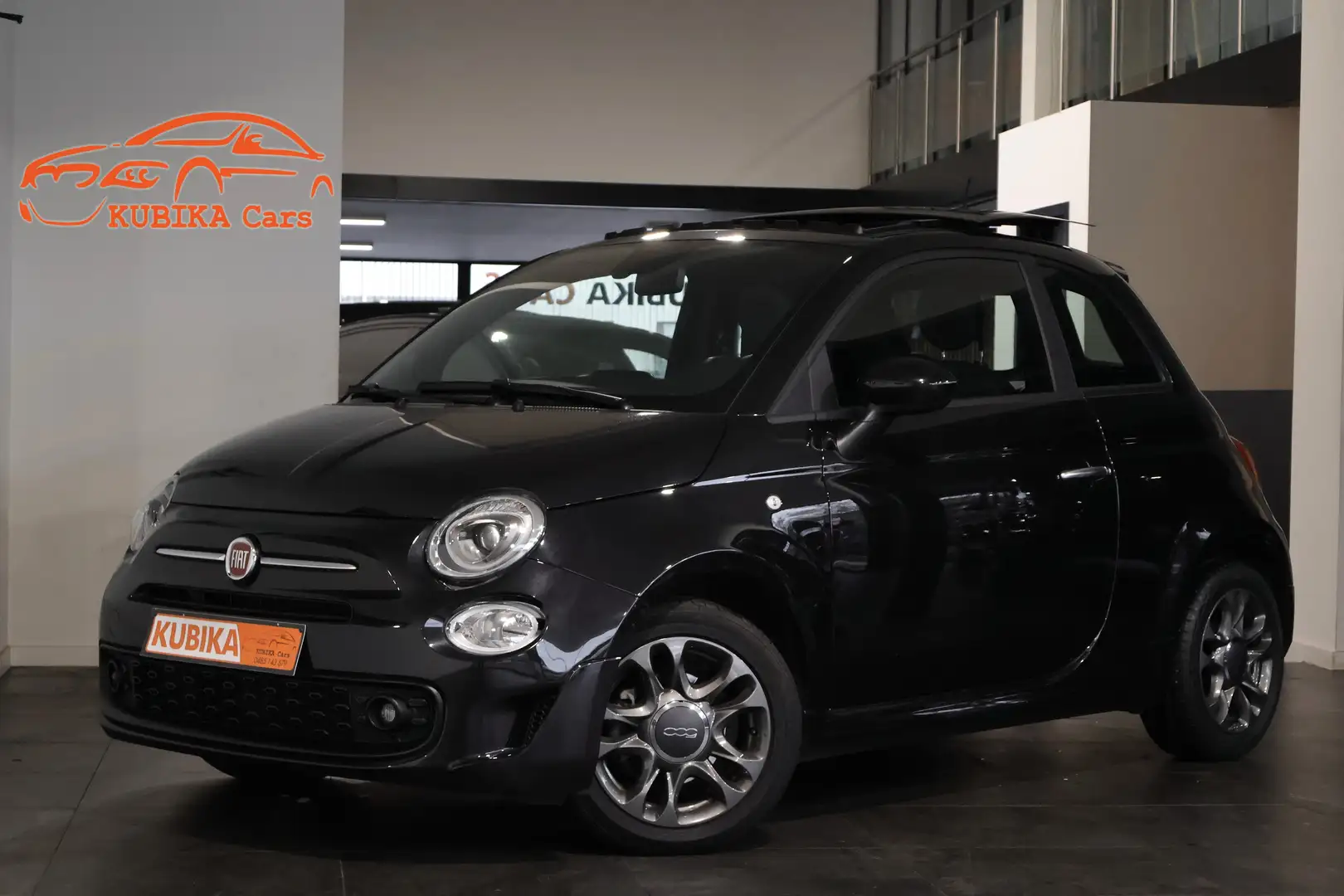 Fiat 500 1.0 GSE Hybrid Sport Pano Airco CruiseC Garantie* Zwart - 1