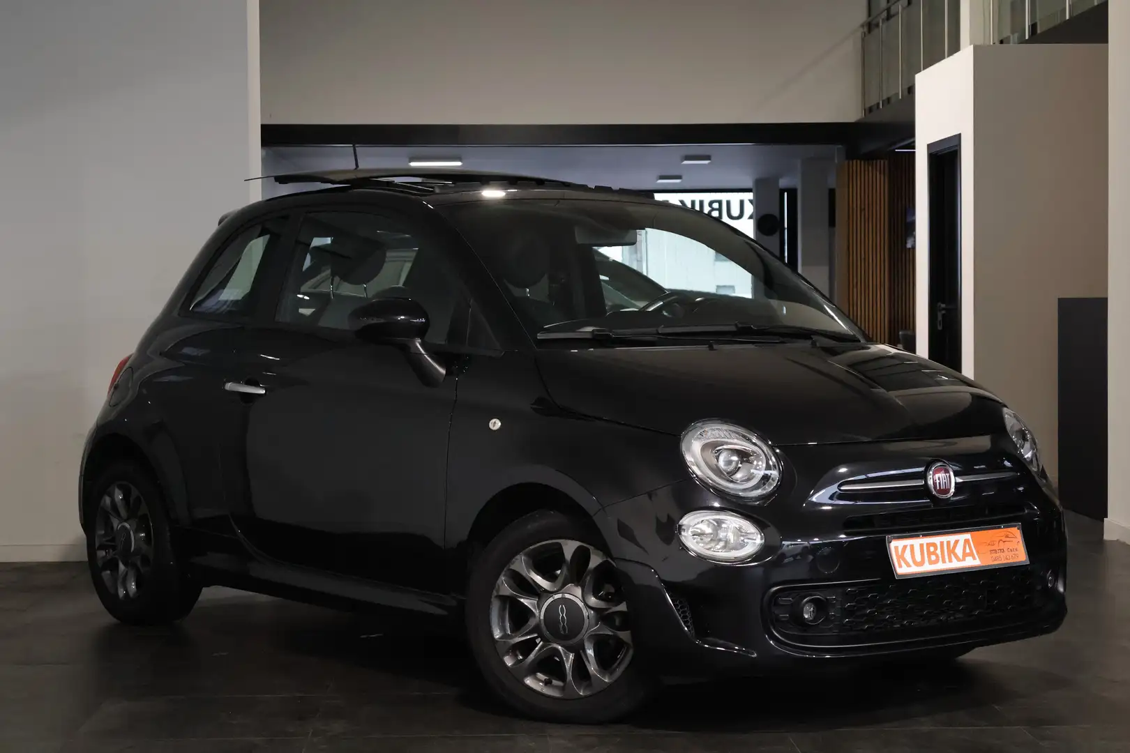 Fiat 500 1.0 GSE Hybrid Sport Pano Airco CruiseC Garantie* Zwart - 2
