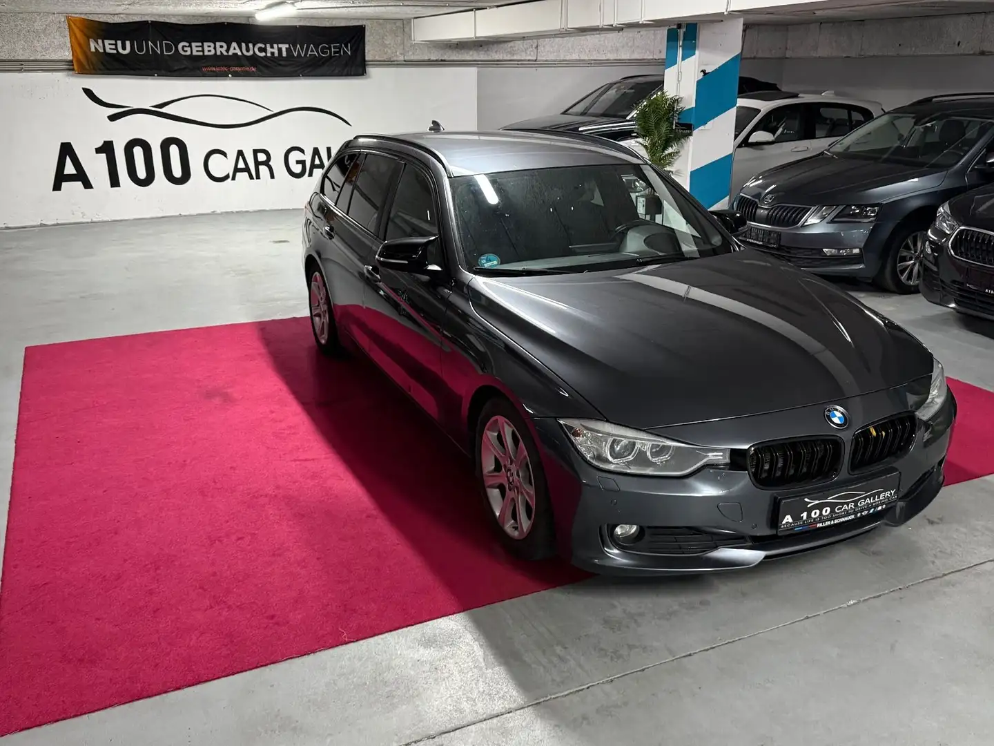 BMW 320 3 Touring 320 d*HeadUp*PDC* Gris - 1