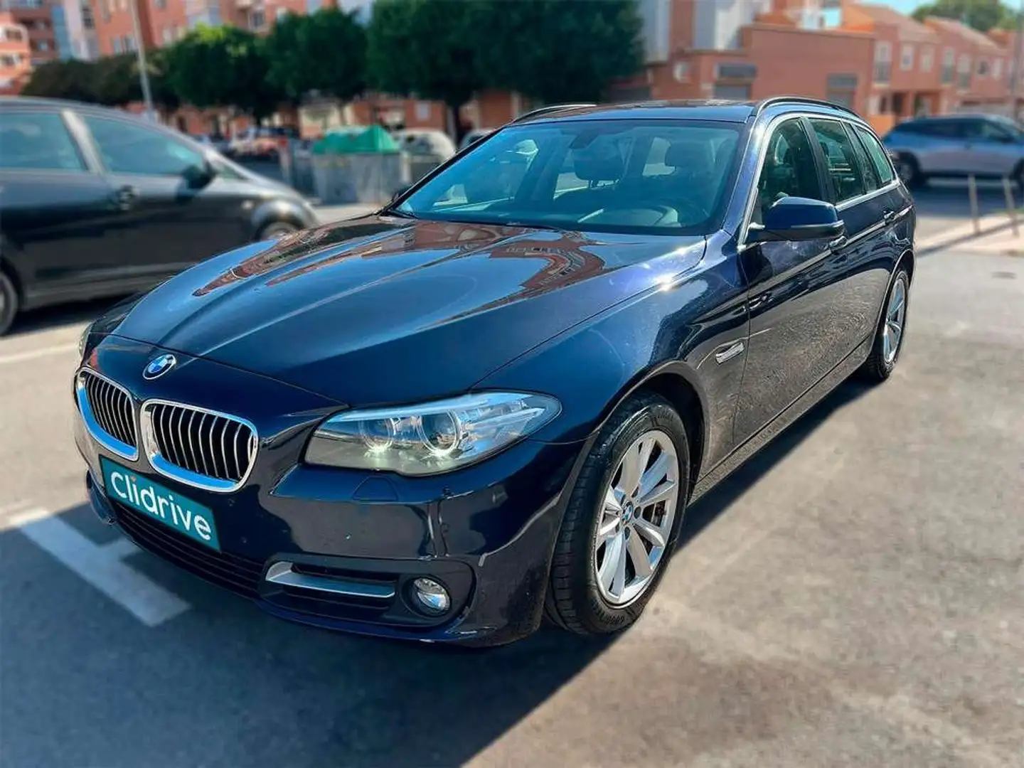 BMW 525 525d Touring Bleu - 2