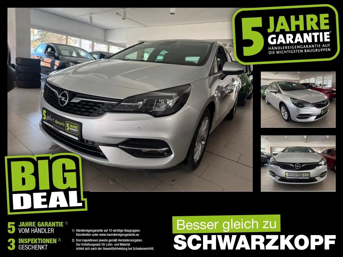 Opel Astra K 1.4 Turbo Automatik Alu SHZ 2xPDC Srebrny - 1