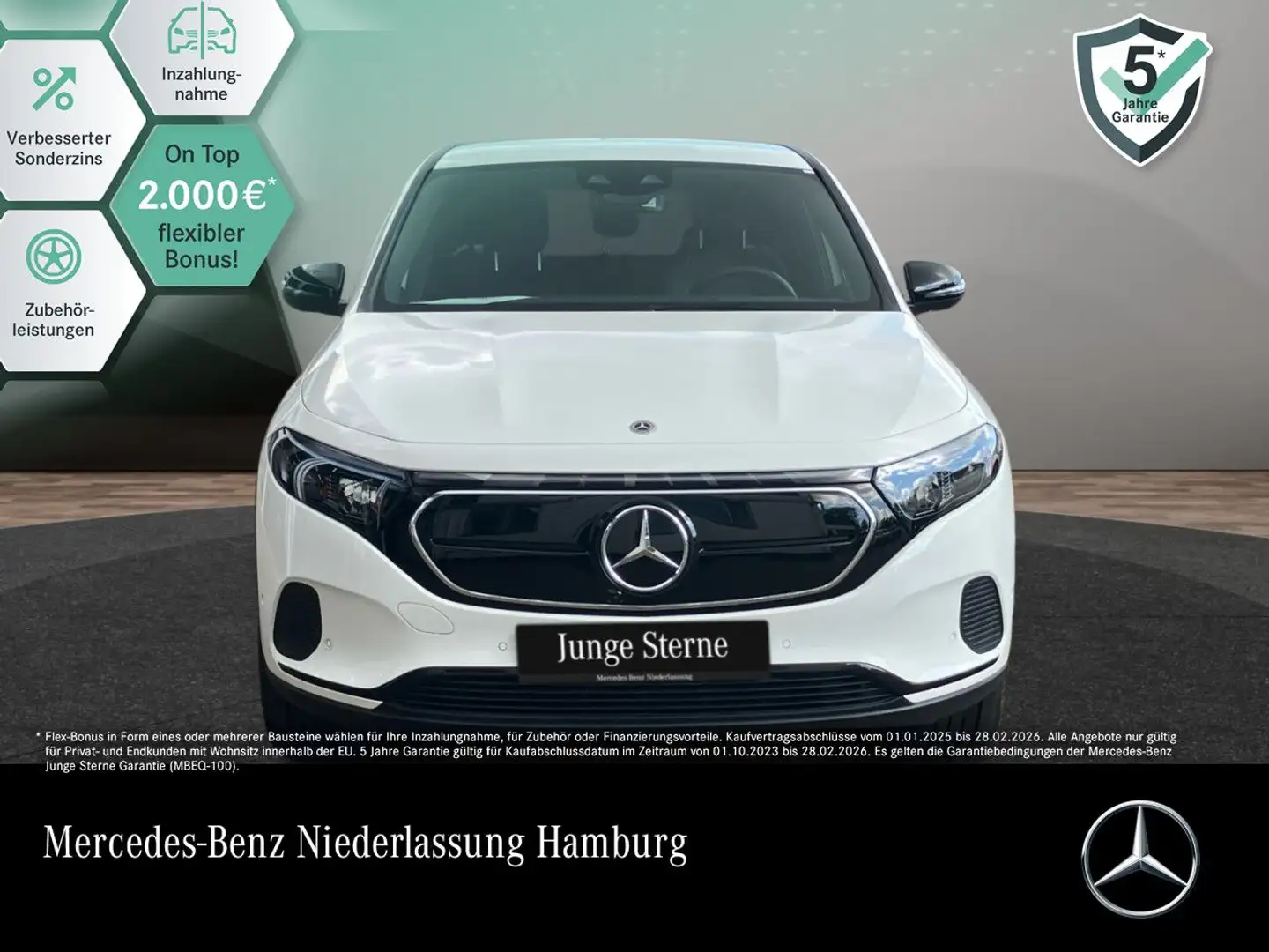 Mercedes-Benz EQA 250 PROG+NIGHT+PLUS-PAKET+360+MEMORY+HUD Blanc - 1