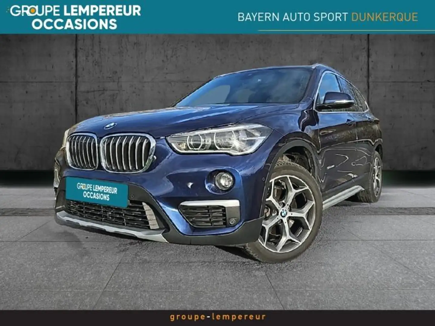 BMW X1 sDrive18iA 136ch xLine Bleu - 1