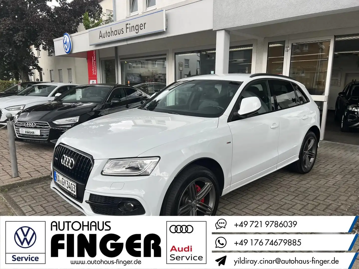 Audi Q5 2.0 TDI quattro S line*AHK/Xenon/Navi/Kamera* Weiß - 1