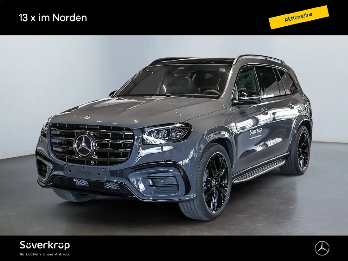 Mercedes-Benz GLS 450 d 4M AMG BURM NIGHT WIDE MEMO MULTI 360 Grau - 1