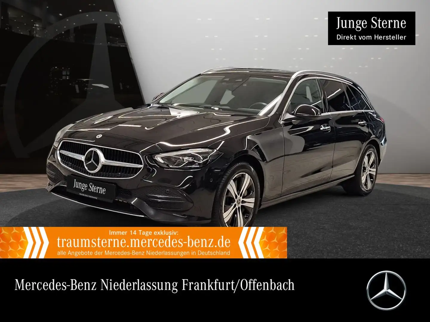 Mercedes-Benz C 300 e T AVANTG+AHK+LED+KAMERA+KEYLESS+9G Schwarz - 1