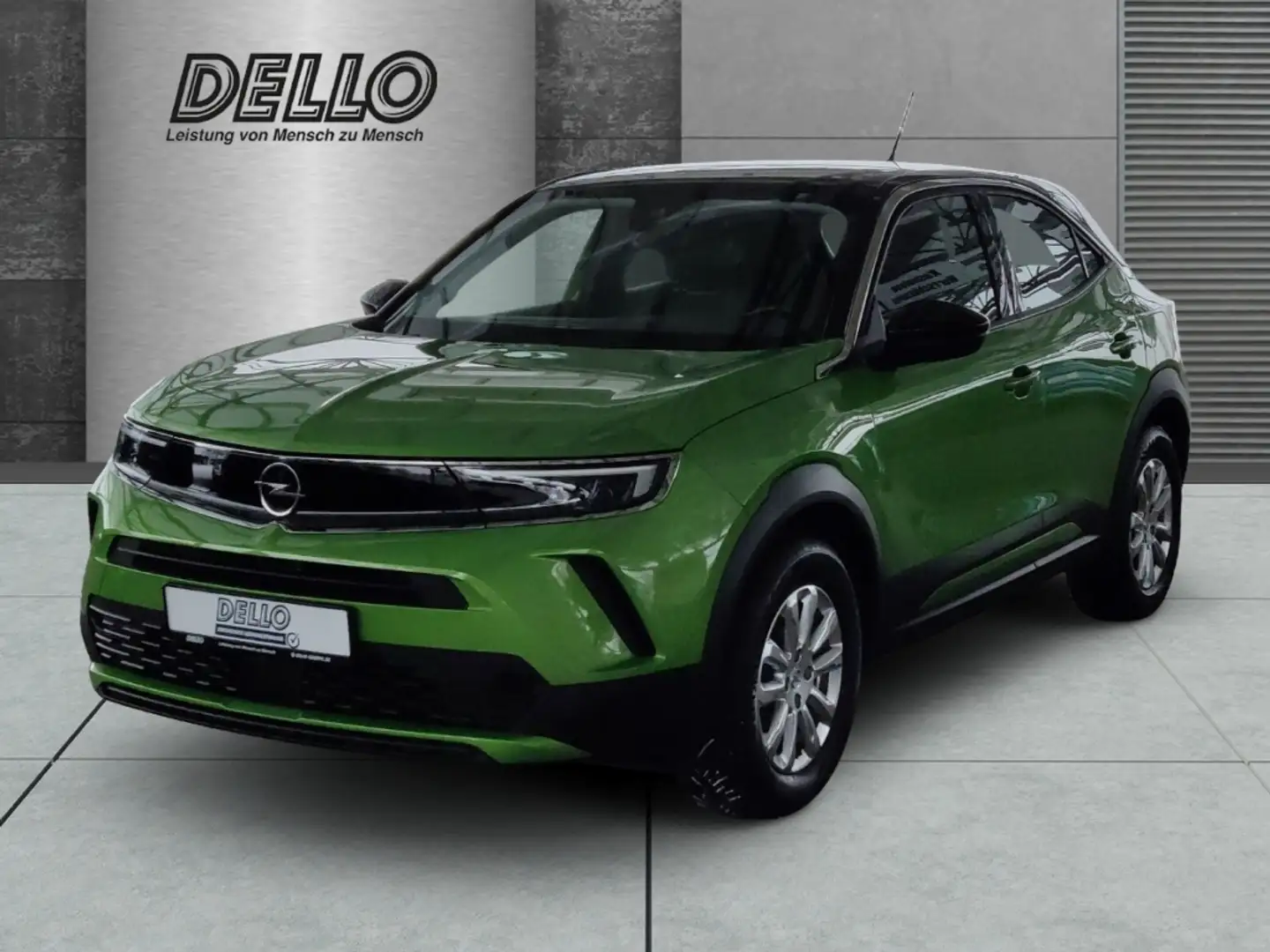 Opel Mokka-E Edition LHZ SHZ PDC Klima-A. Rückf.-K. Allwetterre Grün - 1