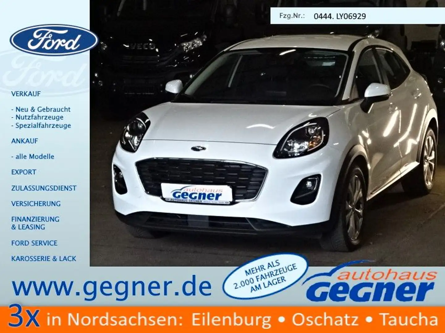 Ford Puma Cool & Connect LMF Klima SYNC3 Weiß - 1