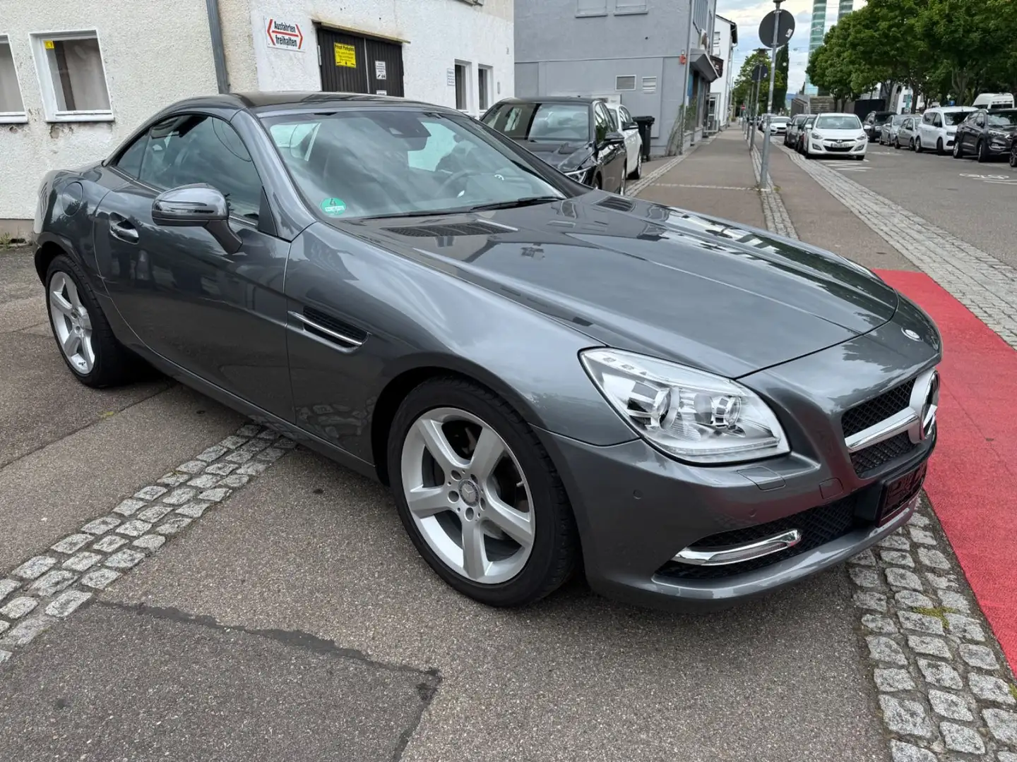 Mercedes-Benz SLC 200 Airscarf/ Leder Grijs - 2