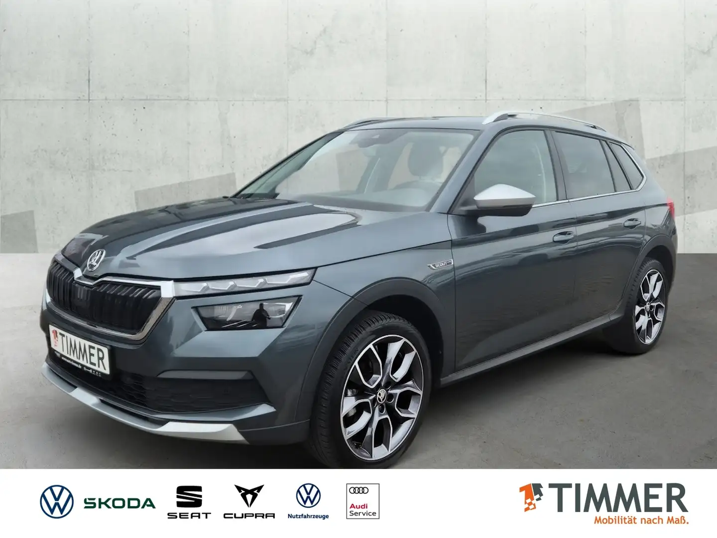 Skoda Kamiq 1.0 TSI DSG SCOUTLINE *LED *VIRTUAL *SHZ *PDC * Grau - 1