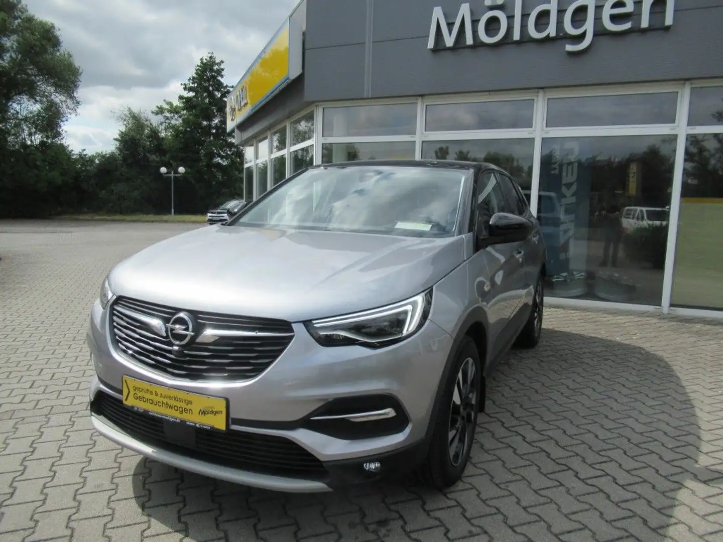 Opel Grandland X 1.2 Elegance AT-8 LED Navi RFK Sitz-/LR-/FS-Hzg Argent - 1