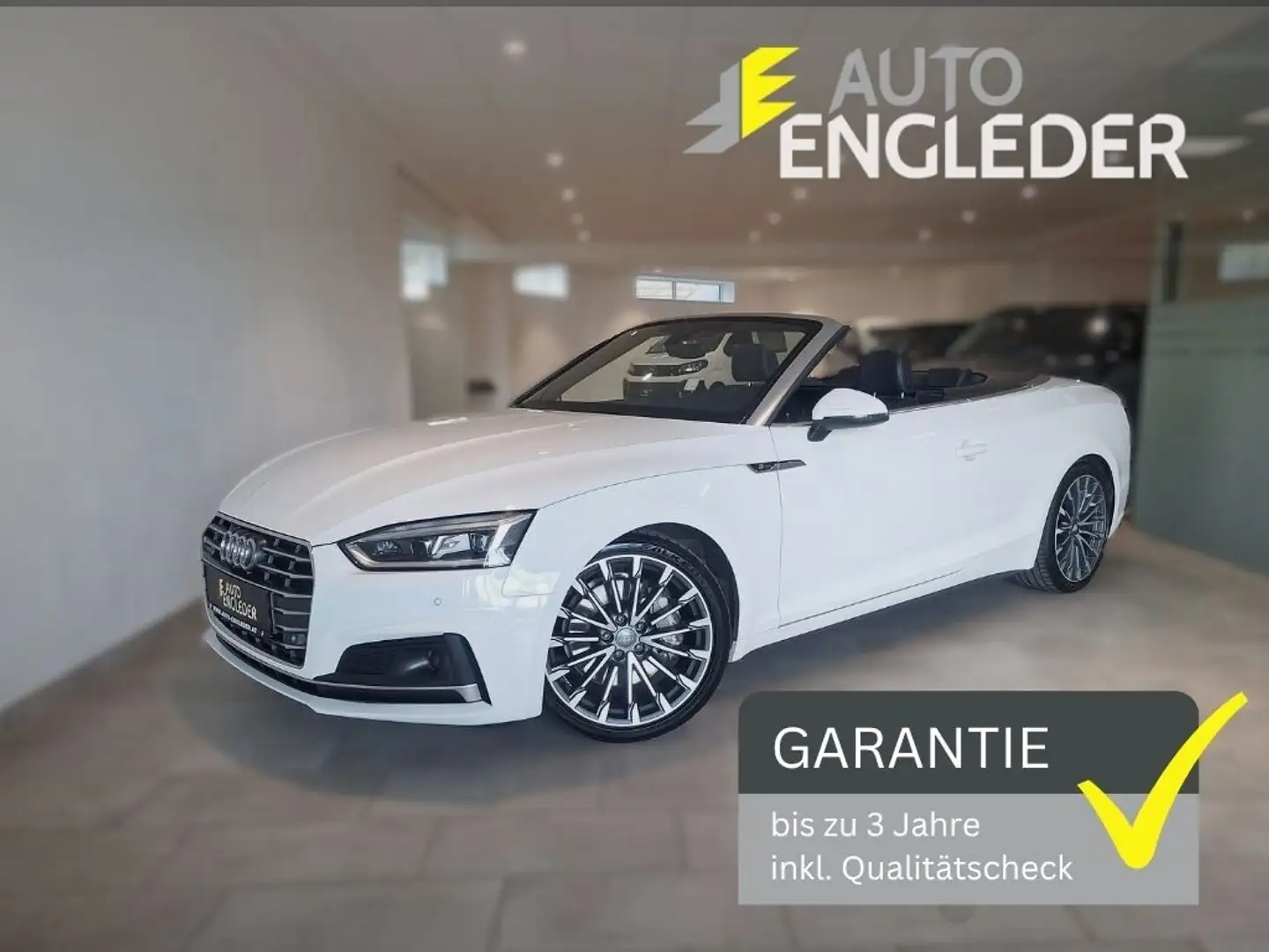 Audi A5 Cabrio 2,0 TFSI quattro sport S-tronic Hybrid-B... Weiß - 1
