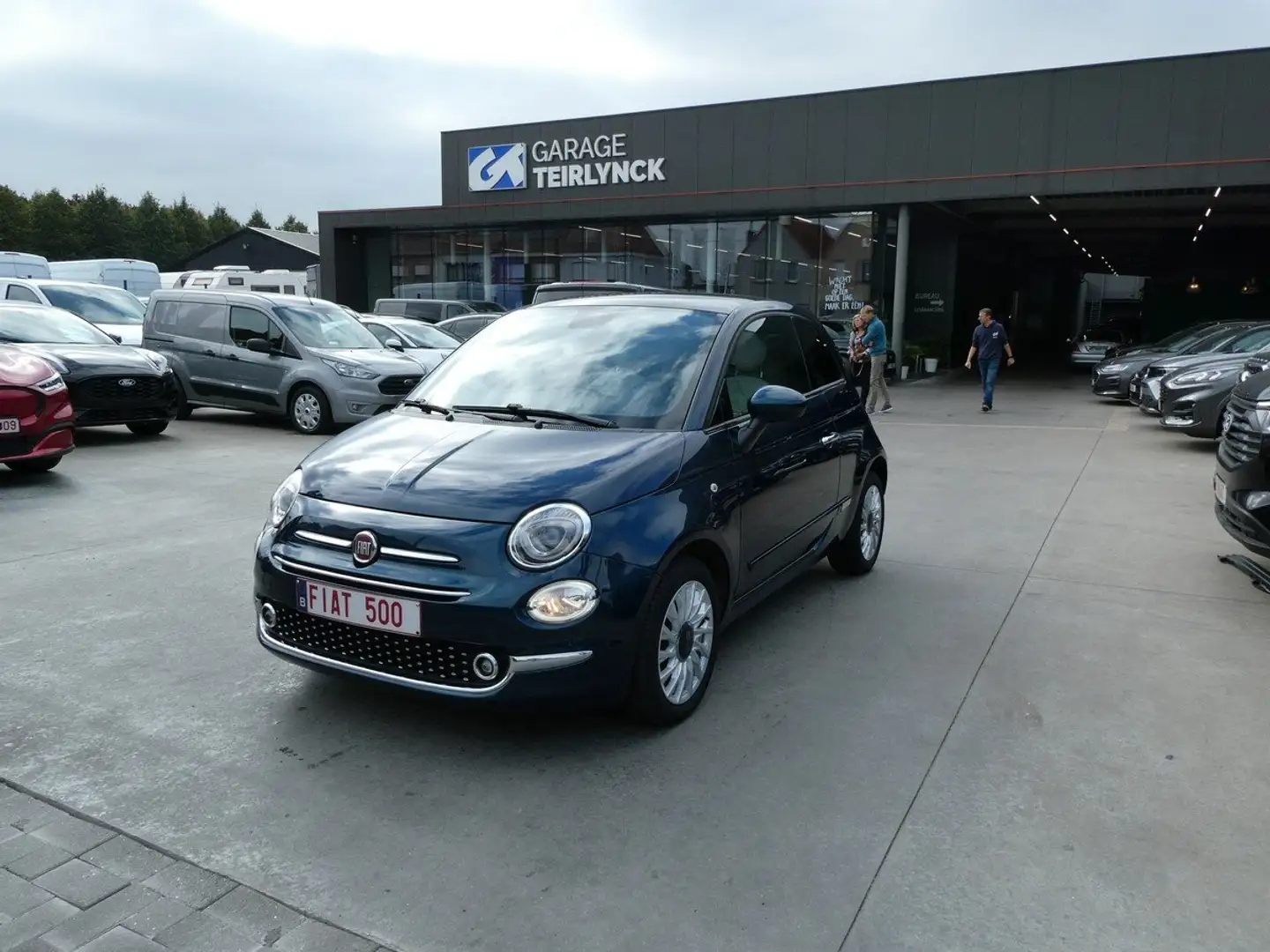 Fiat 500 1.0 i 70pk Business LUXE Carplay Pano (85908) Bleu - 1