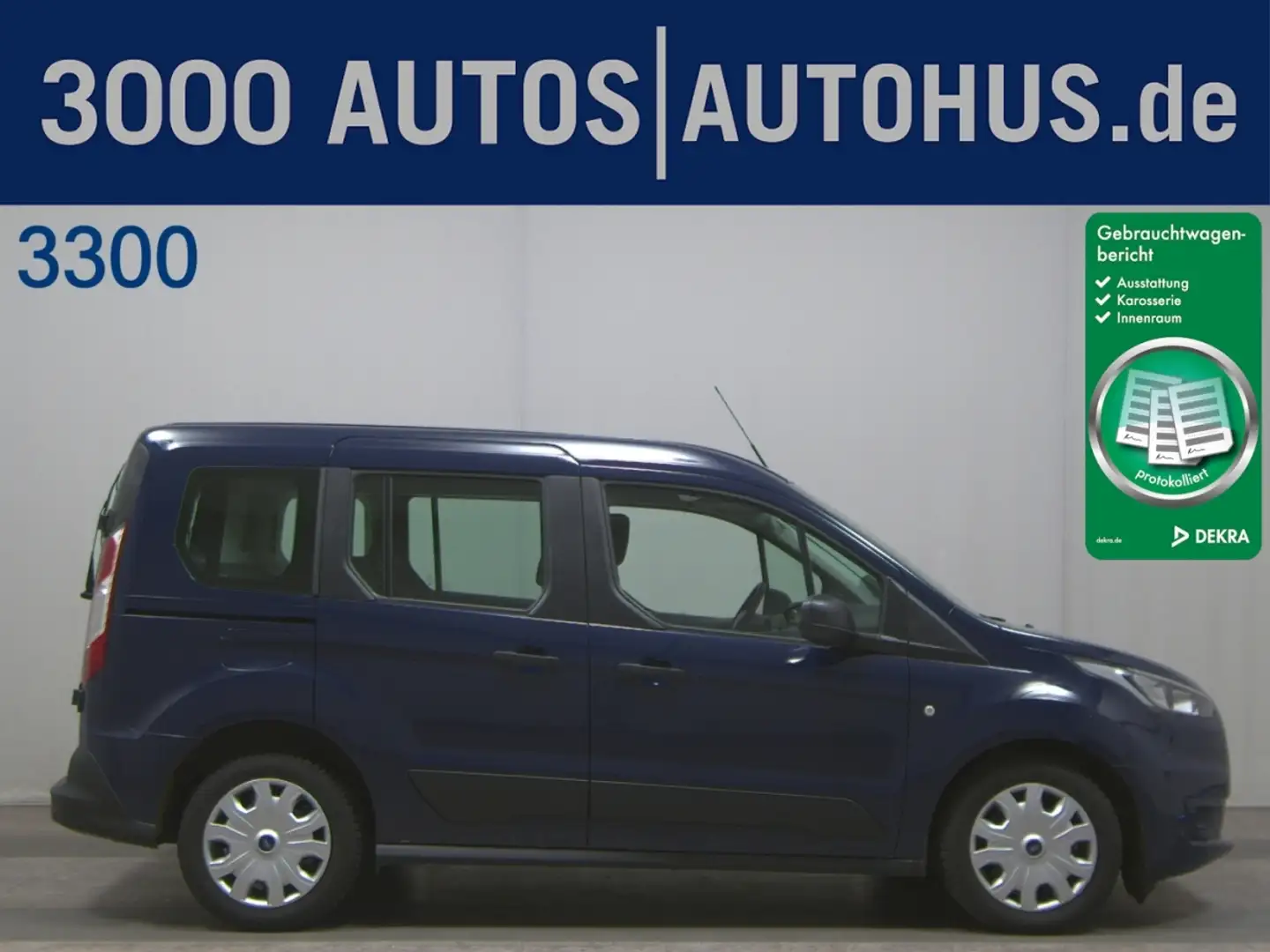 Ford Transit Connect 1.5 EB 220 Trend 5-Sitze PDC Shz Blau - 1