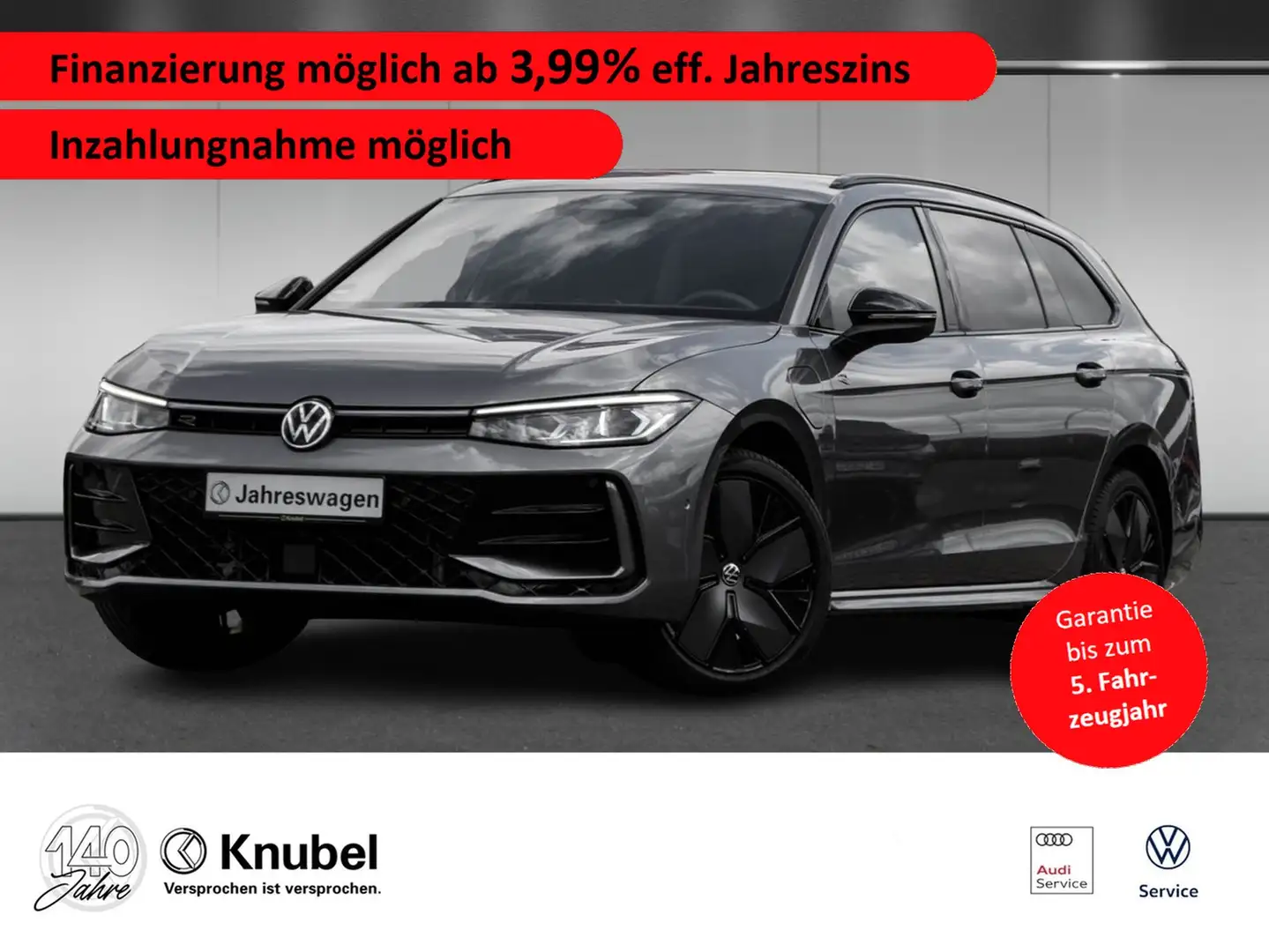 Volkswagen Passat Variant R-Line eHybrid BlackStyle*AHK*Matrix*RKF* Gris - 1